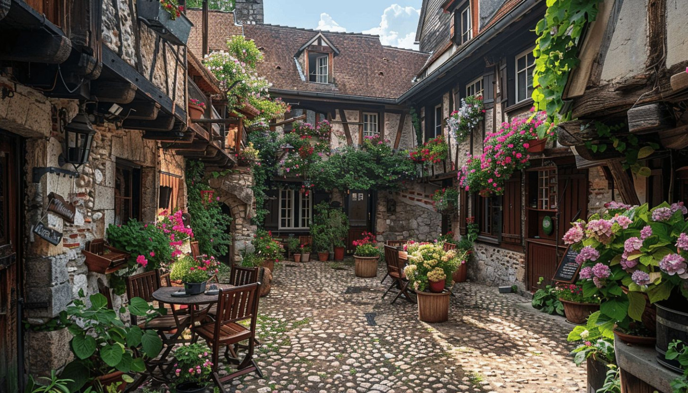 Découverte de la charmante petite auberge à la Ferté Saint Aubin